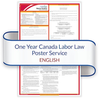 ComplyRight Canada Federal and Province (English) - Subscription Service, Nova Scotia (U1200FCANNS)