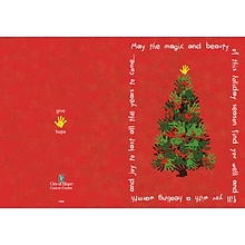 Give hope - city of hope cancer center  - 7 x 10 scored for folding to 7 x 5, 25 cards w/A7 envelope