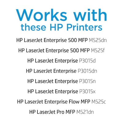 HP 55X Black High Yield Toner Cartridge (CE255X)