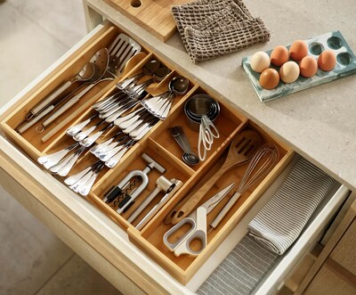 Joseph Joseph Bamboo Cutlery Organizer