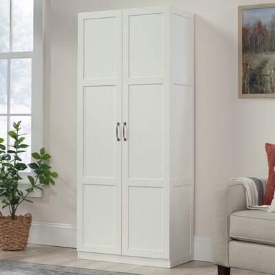 Sauder Select 71H Storage Cabinet, White (419636)