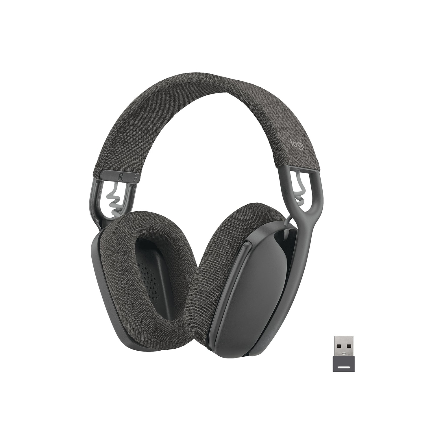 Logitech Zone Vibe 125 Noise Canceling Bluetooth Stereo Over-the-Ear Headset, USB, MS Certified (981-001156)