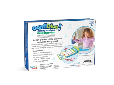 hand2mind ConfiDice! Getting Ready for Kindergarten Skill Practice Game (94500)