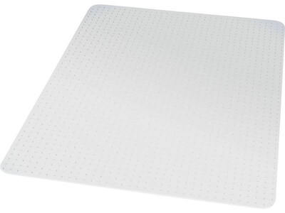 Quill Brand® Standard 60 x 60 Rectangular Chair Mat for Carpet, Resin (28590)