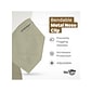 WeCare Earth Tones Disposable KN95 Fabric Face Masks, One Size, Assorted Colors, 20/Pack (WMN100126)