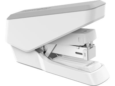 Fellowes LX860 EasyPress Desktop Stapler, 40-Sheet Capacity, White (5014301)