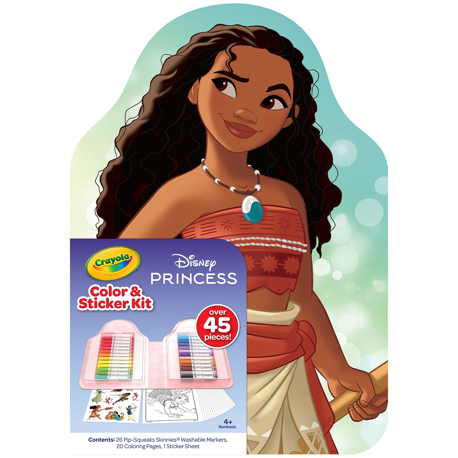 Crayola Disney Princess Color & Activity Set Coloring Book, 20 Pages (BIN040769)