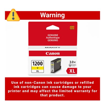 Canon PGI-1200 XL Yellow High Yield Ink Cartridge (9198B001)