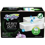 Swiffer TRAP + LOCK Heavy-Duty Wet Mop Cloth, Lavender, 32/Pack (00739)