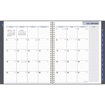2026 AT-A-GLANCE DayMinder 8.5" x 11" Weekly & Monthly Planner, Poly Cover, Gray (GC545-07-26)