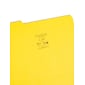 Smead File Folder, 1/3-Cut Tab, Letter Size, Yellow, 100/Box (12943)