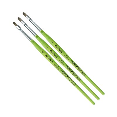 da Vinci FIT Synthetics Acrylic & Tempera Student Filbert Brush, 3 /Pack (DVXVA3754-3)