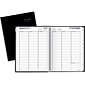 2024 AT-A-GLANCE DayMinder Premiere 8" x 11" Weekly Appointment Book Planner, Black (G520H-00-24)