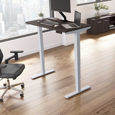 Bush Business Furniture Move 40 Series 28-48 Adjustable Standing Desk, Storm Gray/Cool Gray Meta