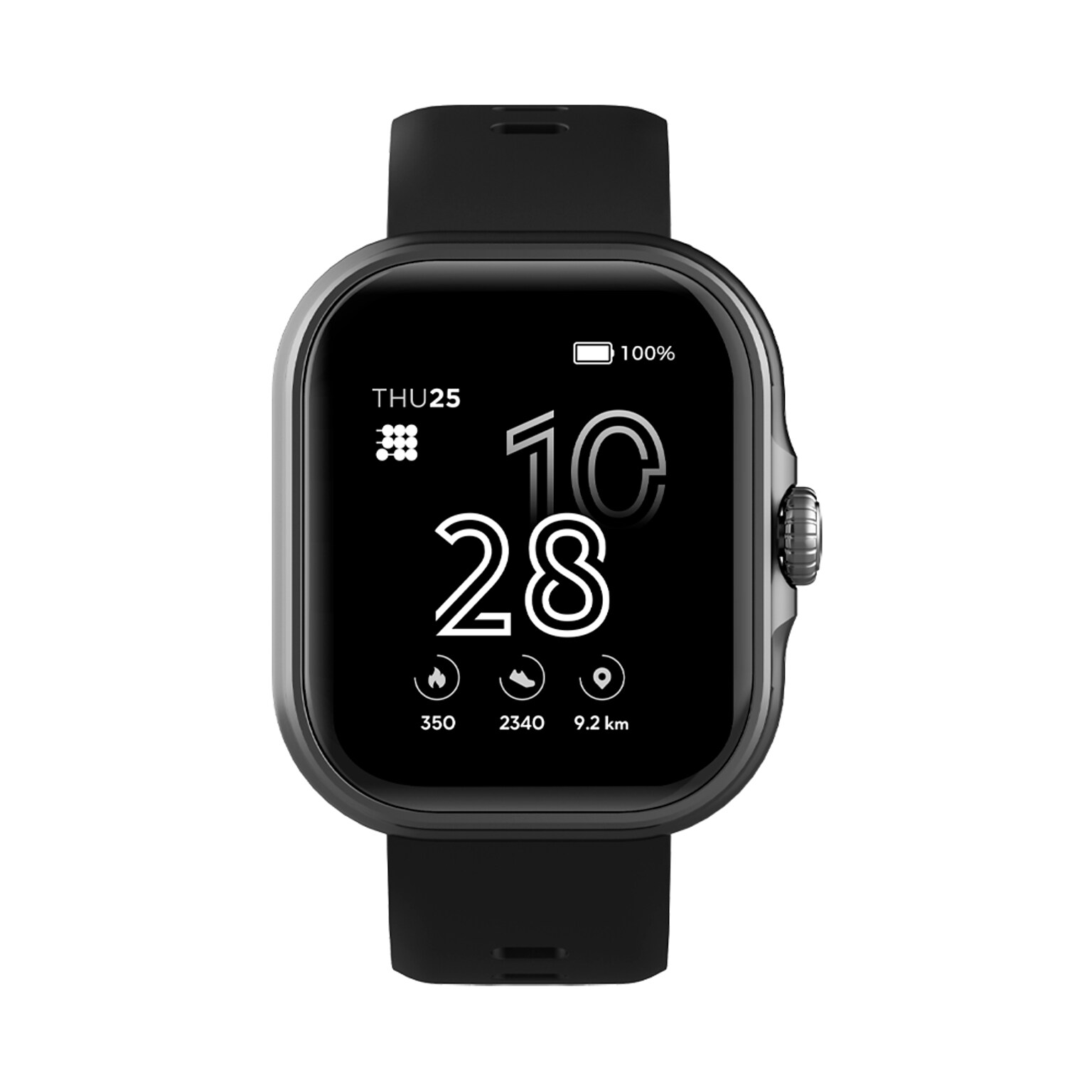 Cubitt VIVA Smartwatch, 46.74mm, Aluminum Case, Obsidian Black Sport Band (CT-VIVA1)
