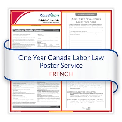 ComplyRight Canada Federal and Province (French) - Subscription Service, British Columbia (U1200FCAN