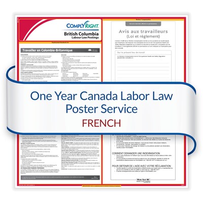 ComplyRight Canada Federal and Province (French) - Subscription Service, British Columbia (U1200FCAN