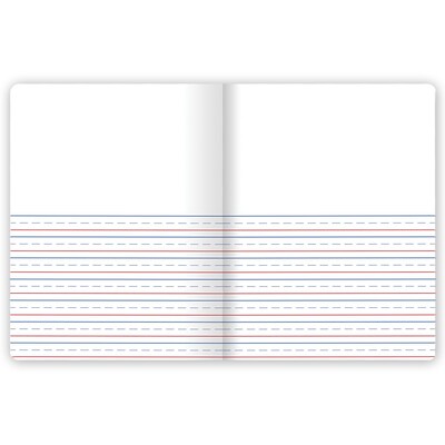 Mead Grades K-2 Primary Ruled Journal 1-Subject Composition Notebook, 7.5 x 9.75, Wide Ruled, 100