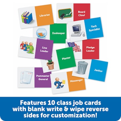 Learning Resources 22-Pocket Helping Hands Pocket Chart, 29.5 x 22 (LER2903)