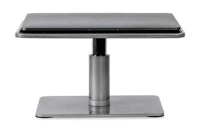 Mount-It! Height Adjustable Steel Laptop and Monitor Stand, Holds up to 30 lbs., Gray (MI-7272)