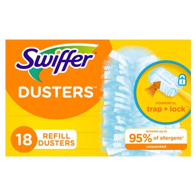 Swiffer Dusters Cloth Refills, Blue, 18/Box (99036)