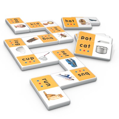 Junior Learning CVC Match & Learn Dominoes, Pack of 2 (JRL669-2)