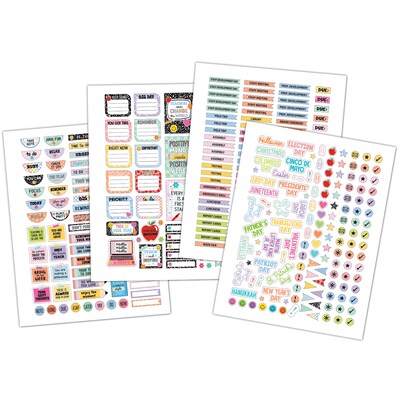 Teacher Created Resources Undated Cool for School Teacher Plan Book, 8-1/2" x 11", 112 Pages (TCR9329)