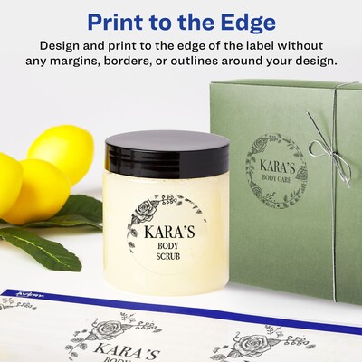 Avery Laser/Inkjet Round Multipurpose Labels, 2" Dia., 300 Labels/Pack (94501)