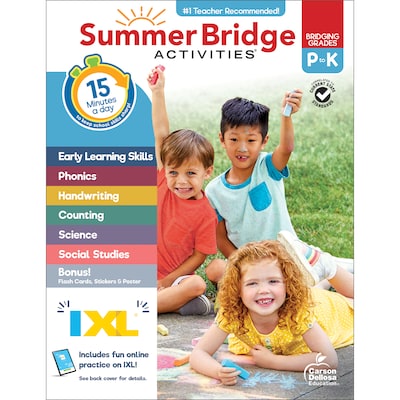 Summer Bridge Activities Paperback Grades PK-K Activity Book (705514)
