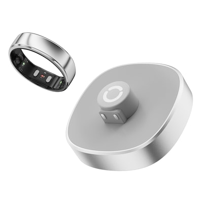 RingConn Gen 2 Air Ultra-Thin Smart Ring - Size Before You Buy - Size 14, Galaxy Silver (124031401)