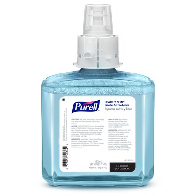 PURELL® Healthcare HEALTHY SOAP® Foam Refill for ES6 Touch-Free Dispenser,1200 mL, 2/CT (6472-02)