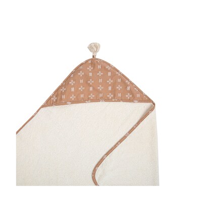 Crane Baby Ezra Beige Hooded Towel (BC-110HT)