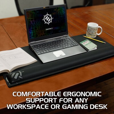 Accessory Power XXL Extended Foam Non-Skid Gaming Mouse Pad/Wrist Rest Combo, Black (ENPCPXW100BOEW)