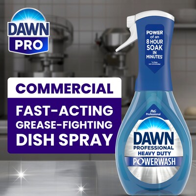 Dawn Professional Heavy Duty Powerwash Commercial Dish Soap Spray, 16 Fl. oz., 6/Carton (12300CT)