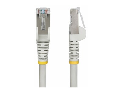 StarTech 100 Cat6A Ethernet Cable, 27AWG, Gray (NLGR-100F-6A-PATCH)