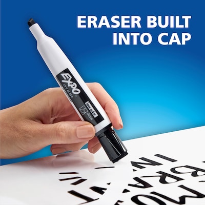 Expo Magnetic Dry Erase Markers, Chisel Tip, Assorted Colors, 8/Pack (1944741)
