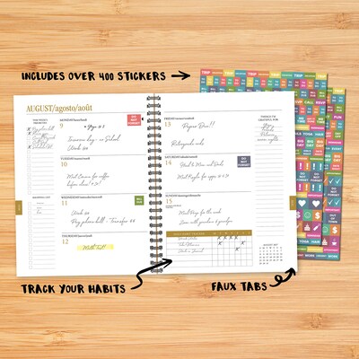2027 Willow Creek 8.5" x 11" Calendar Year Weekly & Monthly Standard Planner, Blue (66843)