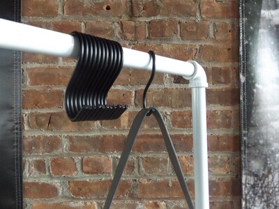 Nahanco Heavy Duty Metal Hooks, Black, 50/Carton (SHKSMB)