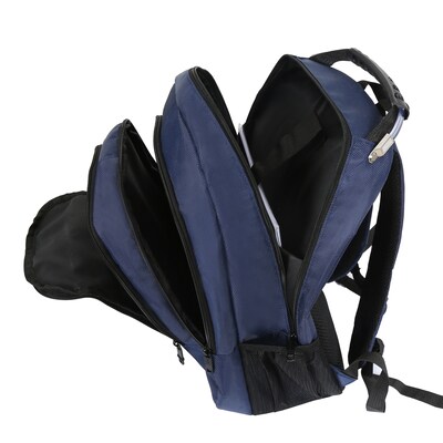 DUKAP PRECISION Laptop Compatible Backpack, Large, Blue (BDK-PRE-BLU)