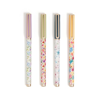 U Brands Catalina Pens Pen, Medium Point, 0.7mm, Black Ink, 4/Pack (7453U04-24)