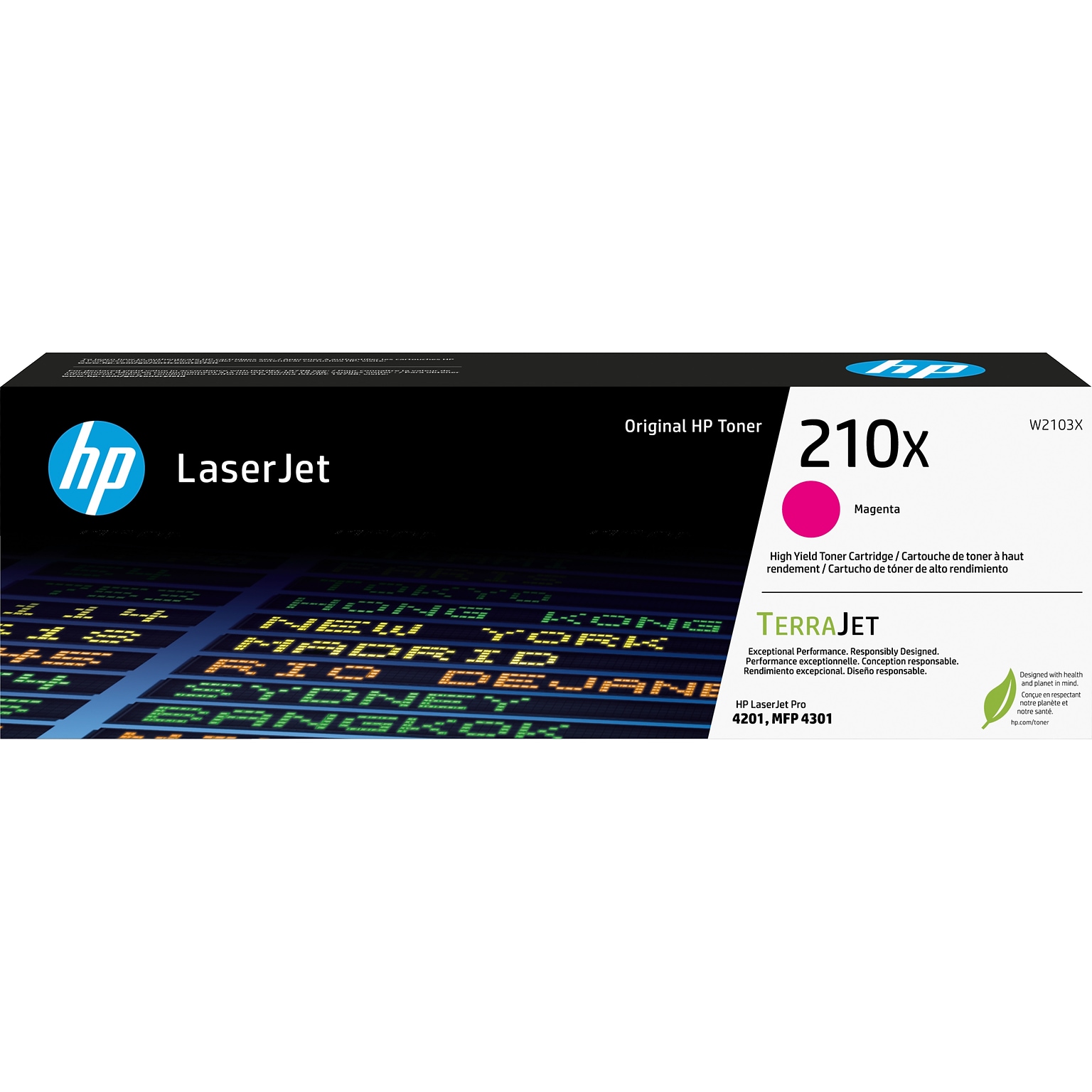 HP 210X Magenta High Yield Toner Cartridge (W2103X )