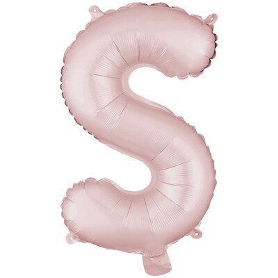 Party City (Air-Filled) 16 S Foil Balloon, Dusty Rose (AM 1 100086-92)