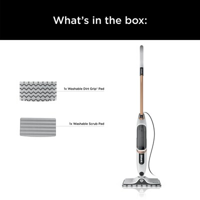 Shark SteamSpot Steam Mop with Steam Blaster, White/Copper (S2001)