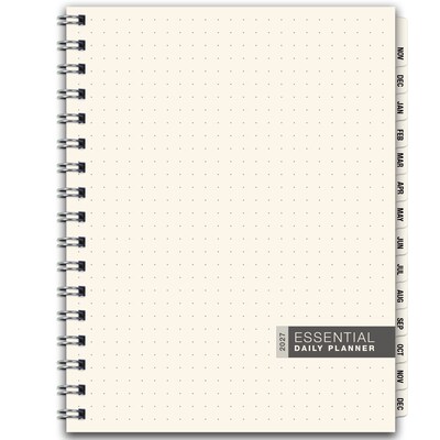 2027 Excello Brands 9" x 11" Weekly & Monthly Standard Planner, Paperboard Cover, Frosted (ESPL-CY27-8511)
