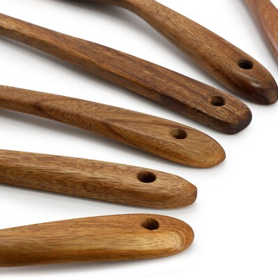 MegaChef Cooking Utensil Set, Wood, 6 Piece (935122172M)