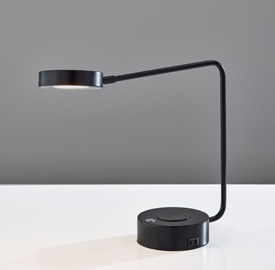 Adesso Viper Supercharger LED Desk Lamp, 15"H, Black (2615-01)