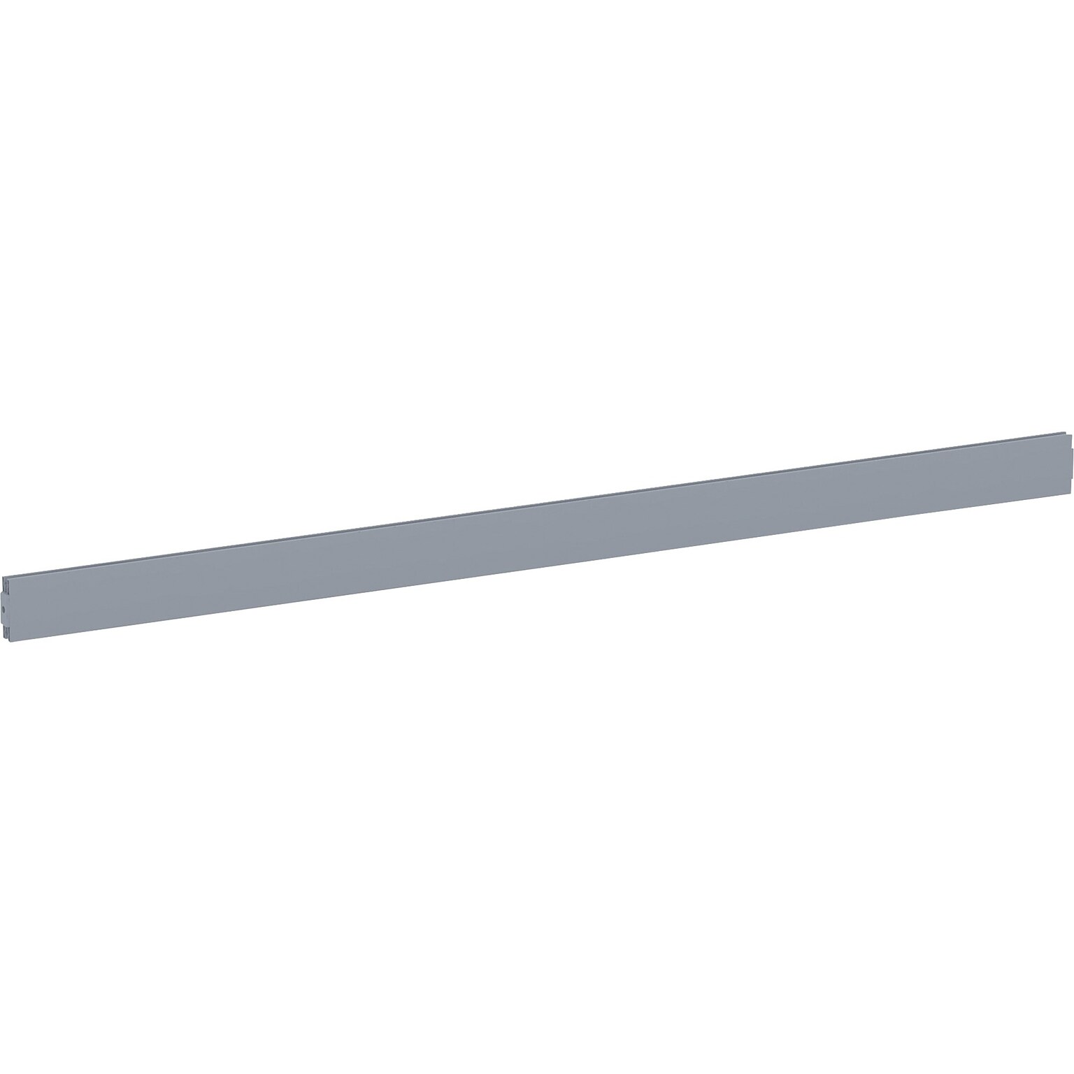 Lorell Aluminum Single-Wide Horizontal Panel Strip, Silver (LLR90273)