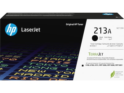 HP 213A Black Standard Yield Toner Cartridge  (W2130A)