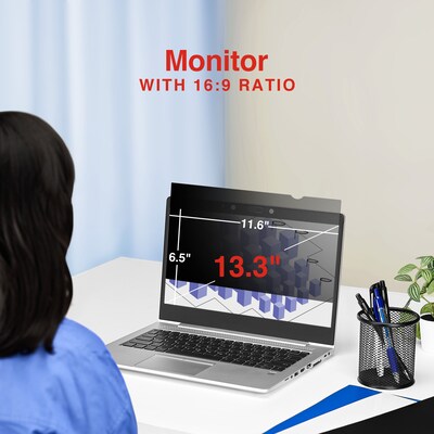 Staples TECH Anti-Glare Privacy Filter for 13.3" Laptop (16:9) (ST62130)