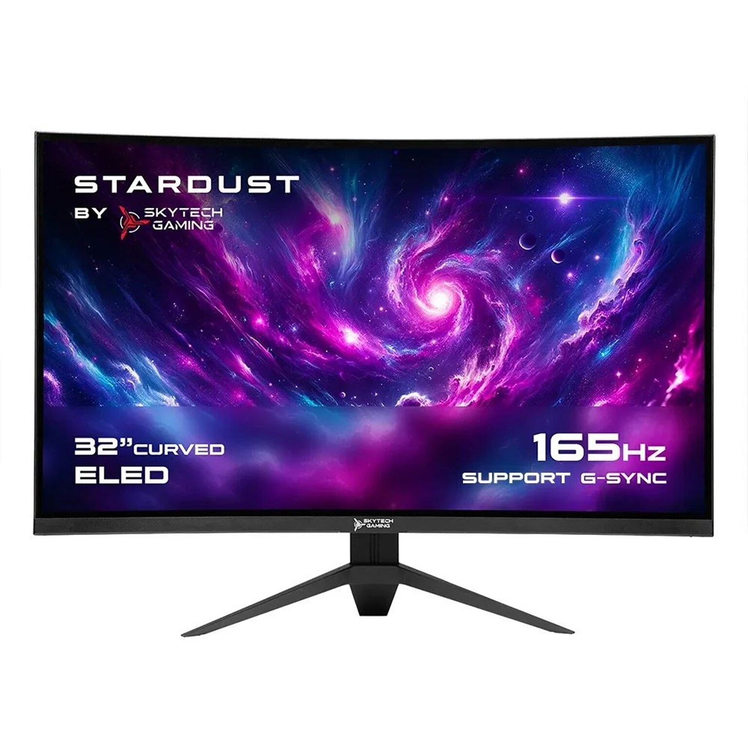 Skytech Stardust 32 Curved 2K 165 Hz LED Gaming Monitor, Black (MTSTARDUST0002B)